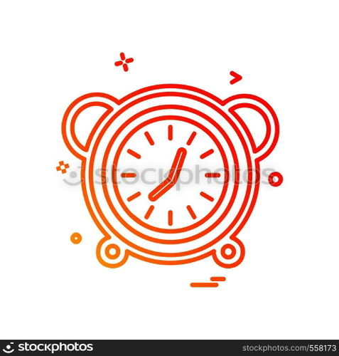 Clock icon design vector
