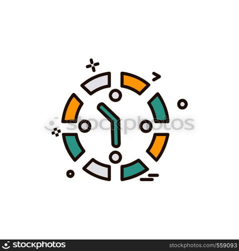 Clock icon design vector