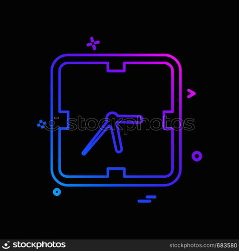 Clock icon design vector 