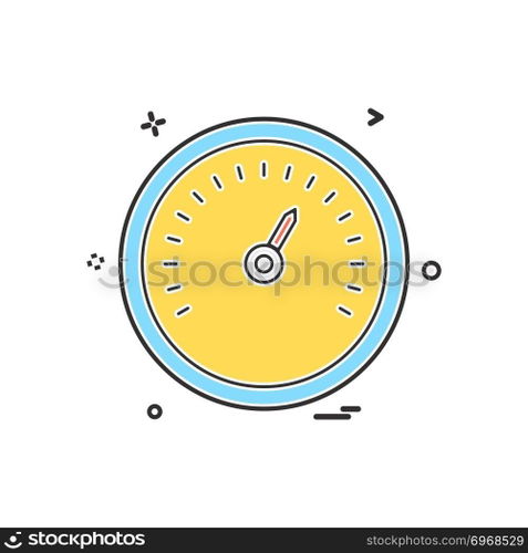 Clock icon design vector
