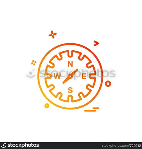 Clock icon design vector