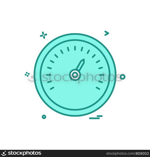 Clock icon design vector