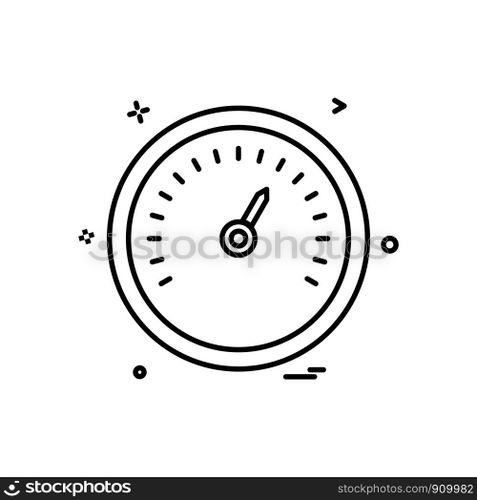 Clock icon design vector