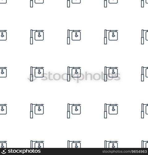 Clock icon pattern seamless white background Vector Image