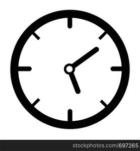 Clock icon time watch vector isolated on white background eps 10. Clock icon time watch vector isolated on white