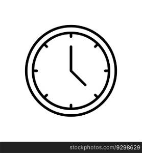 Clock icon vector design templates isolated on white background