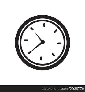 clock icon vector design templates white on background