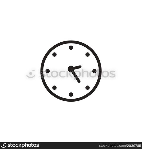 clock icon vector design templates white on background