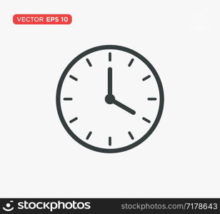 Clock Icon Vector Illustration