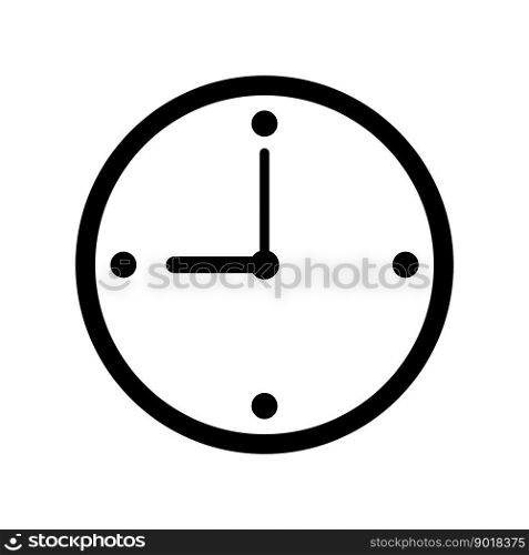 clock icon vector illustration logo design