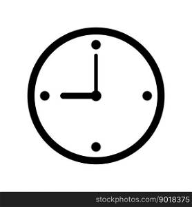 clock icon vector illustration logo design