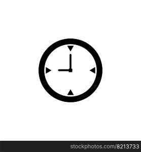clock icon vector illustration symbol design