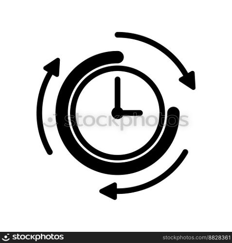 clock icon vector illustration template design