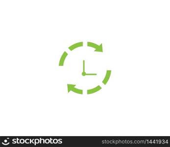 Clock icon vector template