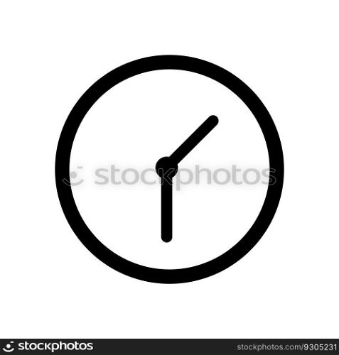 clock icon vector template illustration logo design