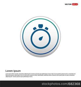 clock icon - white circle button