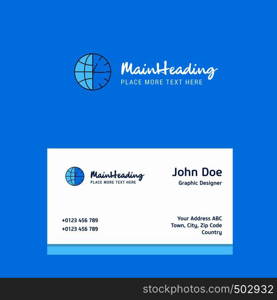 Clock logo Design with business card template. Elegant corporate identity. - Vector