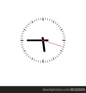 clock logo stock illustration design