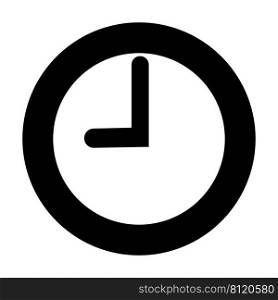 clock logo stock illustration design
