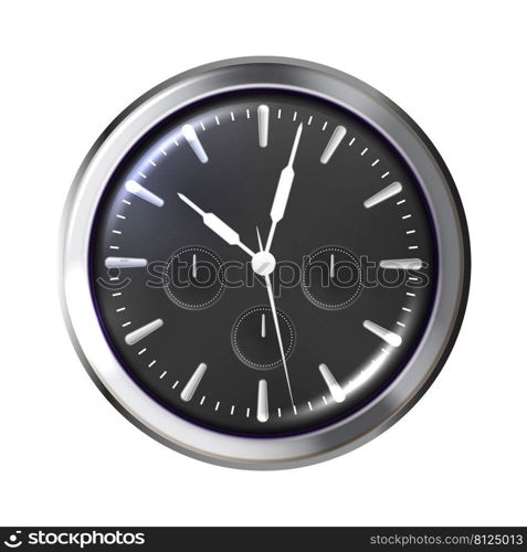 clock time alarm. hour watch. business timer. retro object. wall alert. wake bell. classic reminder vector, illustration, 3d, realistic, realism. clock business timer 3d realistic vector