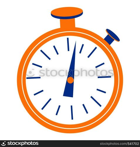 Clock Timer graphic design. Start, finish. Time management. Stopwatch vector icon isolated on white background.. Clock Timer graphic design. Start, finish. Time management. Stopwatch