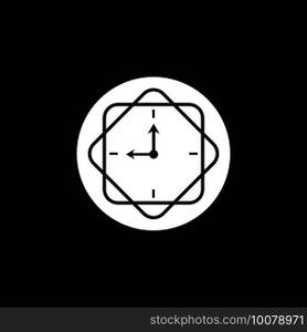 Clock timer logo vector template