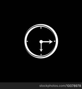 Clock timer logo vector template