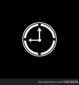 Clock timer logo vector template