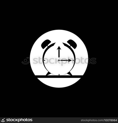 Clock timer logo vector template