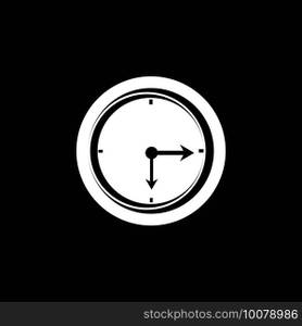 Clock timer logo vector template