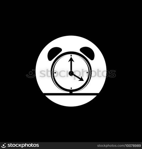 Clock timer logo vector template