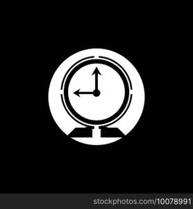 Clock timer logo vector template