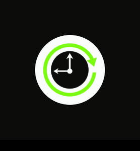 Clock timer logo vector template