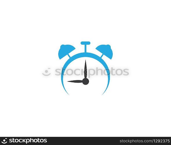 Clock vector icon illustration design