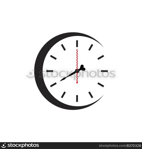 clock vector icon illustration symbol design