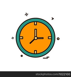 clock watch icon vector design