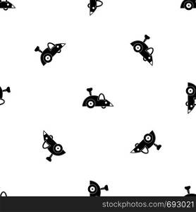 Clockwork mouse pattern repeat seamless in black color for any design. Vector geometric illustration. Clockwork mouse pattern seamless black