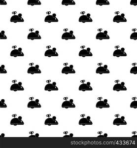 Clockwork mouse pattern seamless in simple style vector illustration. Clockwork mouse pattern vector