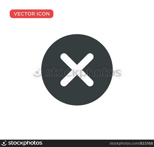 Close Icon Vector Illustration Design