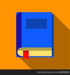 Closed book icon. Flat illustration of closed book vector icon for web. Closed book icon, flat style