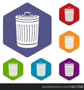 Closed bucket icon. Simple illustration of closed bucket vector icon for web. Closed bucket icon, simple style