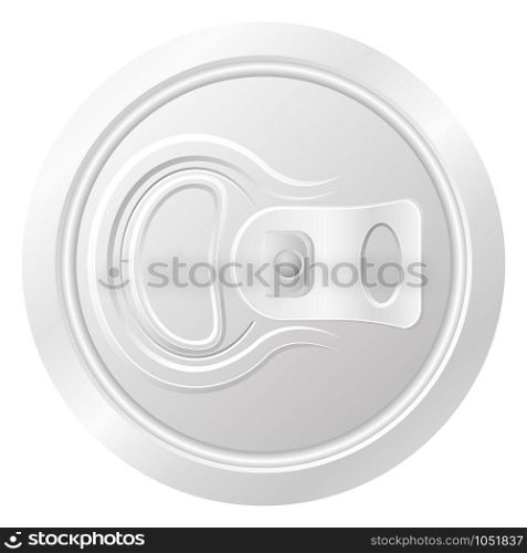 closed can of beer vector illustration isolated on white background
