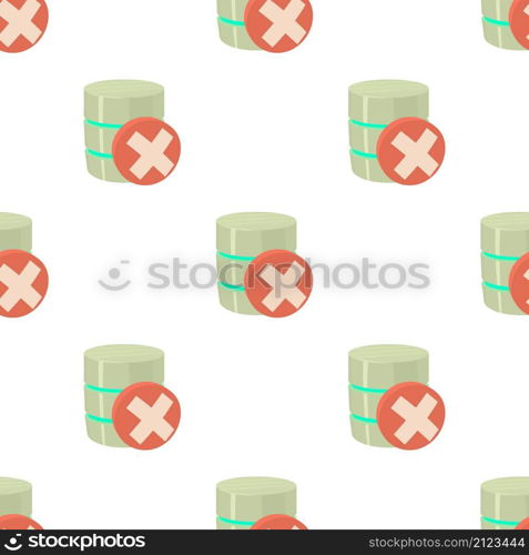 Closed database pattern seamless background texture repeat wallpaper geometric vector. Closed database pattern seamless vector