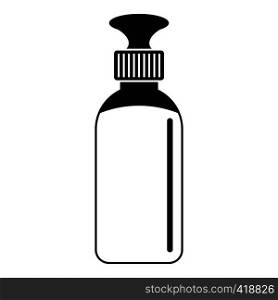 Closed vial icon. Simple illustration of closed vial vector icon for web. Closed vial icon, simple style