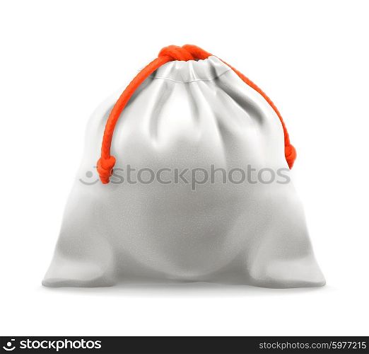 Cloth bag, vector illustration
