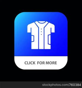 Cloth, Clothing, Digital, Electronic, Fabric Mobile App Button. Android and IOS Glyph Version