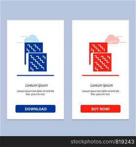 Cloth, Electronic, Fabric, Future, Material Blue and Red Download and Buy Now web Widget Card Template
