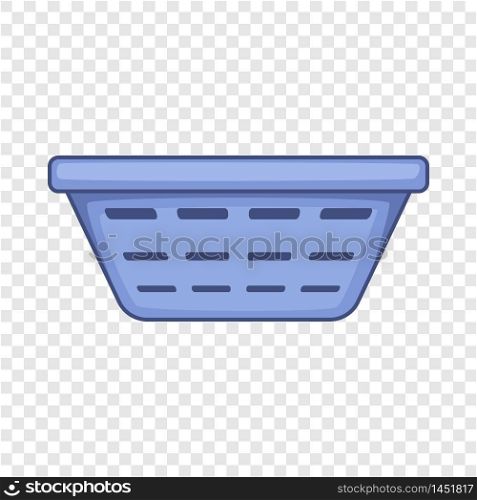 Clothes basket icon. Cartoon illustration of clothes basket vector icon for web design. Clothes basket icon, cartoon style