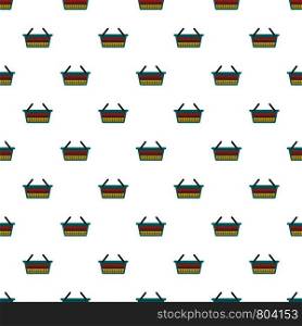 Clothes bucket pattern seamless vector repeat for any web design. Clothes bucket pattern seamless vector