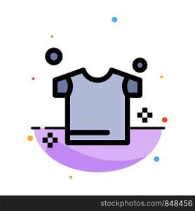 Clothes, Drying, Shirt Abstract Flat Color Icon Template